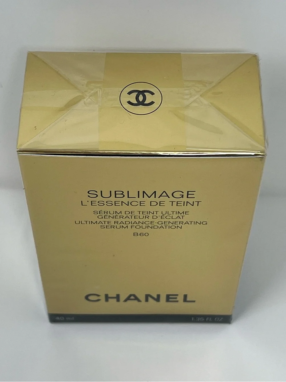 CHANEL Sublimage L’Essence de Teint Ultimate Serum Foundation, shade B60 40 mL